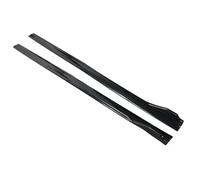 Car Side Skirt Per BMW Per Benz Per Toyota Per VW 8 Pezzi 2.2M Universale Minigonne Laterali Piastra Di Estensione Del Labbro Paraurti(Gloss black)