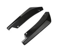 Car Side Skirt Universale Paraurti Anteriore E Posteriore Auto Spoiler Diffusore Splitter Alette In Fibra Di Carbonio Estensione Della Gonna Laterale(A black)