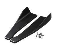 Car Side Skirts 48cm Spoiler Posteriore Universale Grembiule Minigonne Laterali Accessori Per Auto(Black)