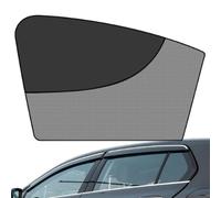 Car Side Window Shades - Magnetic Mesh Blackout Protector, Double Layer Sun Protection Curtain, Privacy Screen | Magnetic Car Window Shades Camping Road Trip Truck RV Van Travel