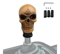Car Skulll Gear Shift Knob - Manuale Automatic Shift Knob Skulll Shape | Skeleton Shifter for Sedan Truck Minivan Taxi | Resin Horror Vehicle Decor for Halloween Road Trips Car Styling Accessories