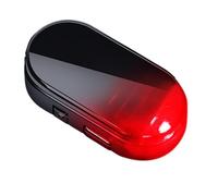 Car Solar Alarm Light - Solar Powered Flashing Warning Light, Anti Theft Safety Lamp, with Usb Charging, Car Strobe Alarm, Led Warning Lamp for Sedan Truck Caravan Garage Parking