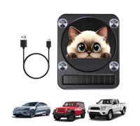 Car Solar Rechargeable Cute Cat Multi-Mode Bright trucks SUVs sedan