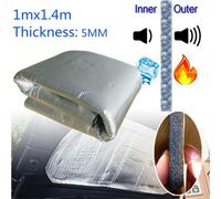 Car Sound Deadener Mat Noise Bonnet Insulation Deadening Hood Engine-Sticker