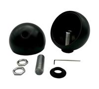 Car Specials Cassa in alluminio per tweeter Audison Thesis TH 1.5 II Violino in nero con filettatura M13