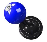 Car Start Button Joystick | Aluminum Alloy, Black/Red/Blue | Cue Stick Style Push Start Cover | Manual Transmission Simulator & Car Interior Decoration