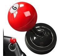 Car Start Button Joystick | lega di alluminio, nero/rosso/blu | Cue Stick Style Push Start Cover | Simulatore di trasmissione manuale e decorazione per interni auto