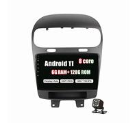 Car Stereo Autoradio Auto Android 11 con 9 Pollici Multimedia Player per Dodge Journey Fiat Freemont 2011-2020 WiFi Bluetooth Car Stereo FM RDS DSP Dab+ USB Autoradio Navi GPS Carpaly