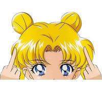 Car Sticker Anime Car Stickers Sailor Moon Peeker Car Stickers Waterproof Decal 15 * 15cm