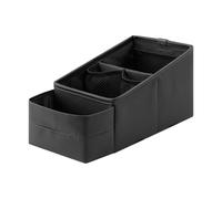 Car Storage Organizer Between Seats, Auto Console Side Gap Organizers Box Phones Keys Tissue Cups Snacks, Interior Car Accessory for Daily Commute, Long Drives, Travel, Driver and Passenger Use