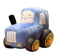 Car Stuffed Animal - Soft Stuffed Car Plush Pillow Toy | Cartoon Doll Decorative Divano Cushion, Huggable Road Trip Toy, Plush Travel Companion for Bedroom Living Room Office Cars Dorm Couch Kids Boys