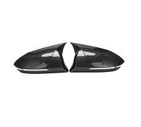 Car Styling Auto Retrovisore Laterale Di Vetro Della Copertura Dello Specchio Trim Cornice Laterale Tappi Per Specchietti Per Hyundai Per Tucson 2021 2022 Auto Retrovisore(Fibra di carbonio)