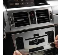 Car Styling Center Console Aria Condizionata CD Telaio di Copertura Per Mercedes Benz GLK X204 2008-2012 Uscita Aria In Acciaio Inox Trim