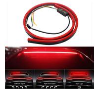 Car Styling High Rear Stop supplementare Luci a LED Indicatori di direzione Lampeggiante DRL Lampada da corsa Red Auto Brake Flessibili Strips Hood Light 12V Front/Rear Decoration Atmosphere Strip