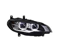 Car Styling Testa Della Lampada Compatibile for BMW X6 Fari 2007-2013 E71 LED Faro Proiettore AngelEye DRL Segnale Accessori Automotive