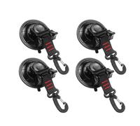 Car Suction Cup Hooks, Heavy Duty Suction Cups, Camping Sucker Cups, Window Suction Cups, Outdoor Suction Cups, 360-degree Rotating Design Strong Vacuum Suction for Home Outdoor Car 4X