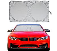 Car Sun Shade with Storage Pouch by A1 Sunshades Shield Protector Blocker Retractable Cover Sunscreen Auto Interior Accessories Visor Small
