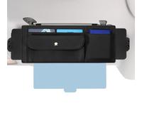 Car Sun Visor Extender - Anti Glare Shield | Foldable Mirror Card Slot Panel Adjustable UV Blocking Extension Screen For Vehicle Truck SUV Safe Driving Road Travel Daytime Visibility Comfort