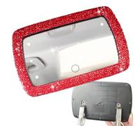 Car Sun Visor Mirror - LED Touch, 6 , Easy Clip, ABS, portatile, per W