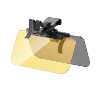 Car Sun Visor, Strong Light Block, Anti-Glare Shield with UV Protection, Windshield Mirror with Adjustable Fit, Automotive Gear, Safe Driving Use use for Truck Sedan SUV Day Night Driver