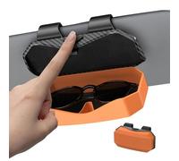 Car Sunglass Holder Case - Protective Clip Organizer Box, Auto Eyeglasses Storage Case, Automotive Vision Guard | Vehicle Lens Container For Money Cards Truck SUV Auto Vehicle Traveling Driving