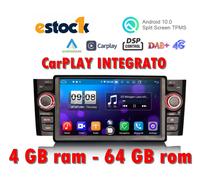 CAR TABLET ANDROID 14 FIAT GRANDE PUNTO 4GB RAM 64 GB ROM 7" AUTORADIO CARPLAY