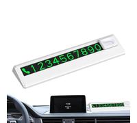Car Temporary Parking Plate | Mini Parking Phone Number Plate With Traceles