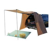 Car Tent - Windproof Car Rear Camping Awning | Waterproof Double-Layer Suv Sunshade with Support Poles | Portable Trunk Tent for Outdoors Adventures, Hiking, and Fishings
