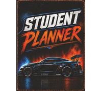 CAR-THEMED HOMEWORK PLANNER: Undated Assignment Tracker Notebook for Elementary, Middle School, High School, and College Students | Simple Layout for ... Tasks, Including ADHD-Friendly Planning