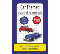 Car Themed Word Search: Word Search with Easy to Read Print about Car Themed, Puzzle Book, Car Activity, Model and More : 6x9 inches: 55+Puzzles...Gift for Vacations, Holidays and Relaxation