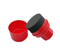 Car Tire Brush, Detailing Sponge, Ergonomic Wax Applicator, Scratch Free Polishing Foam, Cleaning Tool, for SUV Maintenance, Wheel Shine, And Automotive Waxing Sessions, 4.72 X 3.35 Inches