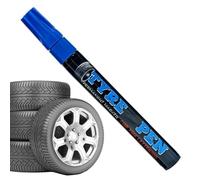 Car Tire Letter Pen,Permanent Weatherproof Erasable Tyre Drawing Marker | Rubber Wood Drawing Pen | for Motorcycle, Bikes, Bicycles, Metal, Glass