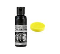 Car Tire Restorer Cream - UV Protection Anti Cracking Formula, Rubber Conditioner, Shine Enhancer | Durable Coating Solution Tire Care Product For Beginners Professionals Drivers Repair Shop Caravan