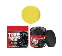 Car Tire Shine - Auto Wheel Cleaning & Polishing Paste | High-Gloss Protective Coating with Long-Lasting Shine, Professional Tire Dressing for Trucks, SUVs, RVs, Showrooms Finish