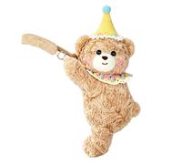 Car Tissue Box Cover - 16.93 Inches, Crawling Bear, Soft Plush