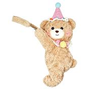 Car Tissue Box Cover - 16.93 Inches, Crawling Bear, Soft Plush