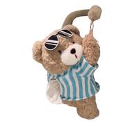 Car Tissue Holder Plush, Bear Napkin Adorable, Organizer Box | Car Napkin Holder for Seat Back Console, SUV Truck Travel, Road Trip Car Tissue, Holder Plush Bear, Napkin Adorable