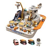 Car Toy - Traccia Della Gara Intergalattica, Astronauta Puzzle Game, Bambino Che Guida Divertente | Meccanismo Del Labirinto Ferroviario Controllato A Mano, Colorato Galaxy Escape Play