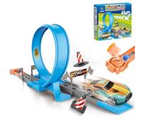 Car Track Set, Toy Car Track Set, Race For Boys And Kids, Wall-Climbing Kit With 360 Degree Rotation For Toddler Indoor Outdoor Travel Home Party Easter