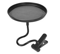 Car Tray Table, Travel Snack Container, Non Slip Plate Part with Cup Holder, Compact Meal Station Setup, Food Tray Base for Road, Trip, Dining, Passenger, Eating, Convenience, 18.9 Inches