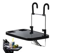 Car Trays For Eating, Auto Backseat Tray, Lap Tray With Hook Design, Adapt To Angles And Heights, Stabilized ABS, SUV Truck