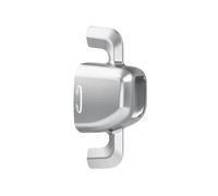 Car Trim Interni Per Kia EV3/EV4/EV5/EV9/PV5 Per TASMAN Tuning Auto Piantone Dello Sterzo In Lega Di Alluminio Pomello Cambio Copertura Trim Interni Accessori(Argento)