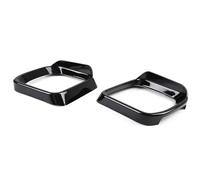 Car Trim Strip Linea Per Land Per Rover Per Defender 90 110 130 20-24 ABS Fibra Di Carbonio Specchietto Retrovisore Auto Copertura Sopracciglio Pioggia Adesivi Auto Trim Accessori(Nero)