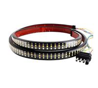Car Truck LED TailLight Strip Turn Signal Lamp Flowing Dynamic Three row 1.5M