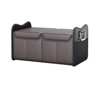 Car Trunk Organizer, Foldable Storage Caddy, Covered Cargo Bin for SUV Sedan Truck RV Backseat Travel Gear Vehicle Accessories Men Women Driver Luggage Holder Road Necessary Compartment