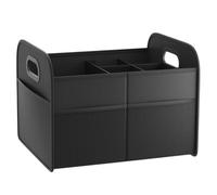Car Trunk Organizer, Folding Storage Box, 30L Handled Waterproof Container, 14.96x12.6x10.83 Inches, Multi Purpose Accessory Holder for Snacks, Diapers, Vegetables, Fruits, Tableware, Camping Gear