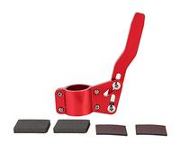 Car Turn Indicator Lever Extender | Adjustable 30-100mm Universal Fit for Most Vehicles | Red Metal Steering Wheel Rod Position Up Kit Accessories
