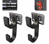 Car Umbrella Hook 2Piece, Universal Car Trunk Umbrella Holder, No drilling, Space-Saving Design, for Backseat, Seat, Visor, Truck, Boat, Stroller Wheelchair Golf (Black)