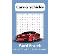 Car & Vehicles Word Search Puzzle Book: Word Searches with Easy to Read Print about Cars and vehicles! | 6x9 inches, 110 Pages | 50+ Puzzles ... Gift for Vacations, Holidays, and Pass Times.