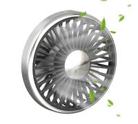 Car Vent Fan, Vehicle Cooling Light, Adjustable Air Device, Quiet Interior Accessory, Portable Travel Companion, for Automobile Camping Road Trips Drivers Passengers Outdoor Comfort Daily Use